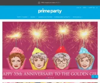 Primeparty.com(Party Theme Supplies) Screenshot