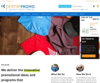 Primepromoinc.com(Prime Promotions) Screenshot