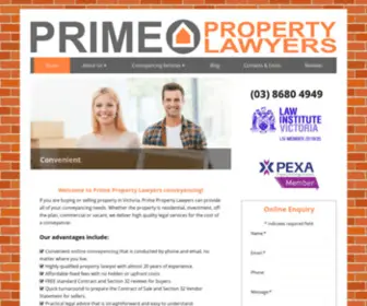 Primepropertylawyers.com.au(Prime Property Lawyers) Screenshot