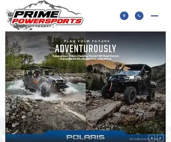 Primepsutah.com(Prime Powersports) Screenshot