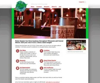 Primequarter.com(The Prime Quarter Steak House) Screenshot