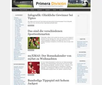 Primera-Division.com(Primera Division) Screenshot