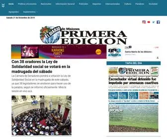 Primeraedicion.com.ar(Primera Edición) Screenshot