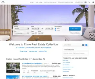 Primerealestatecollection.com(Prime Real Estate Collection) Screenshot