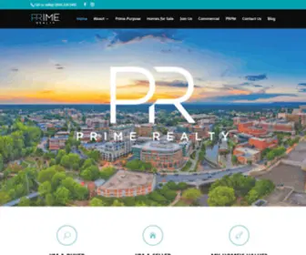 Primerealtysc.com(Prime Realty) Screenshot