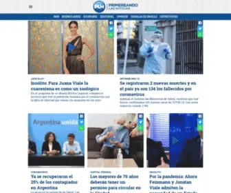 Primereando.com.ar(Primereando Las Noticias) Screenshot