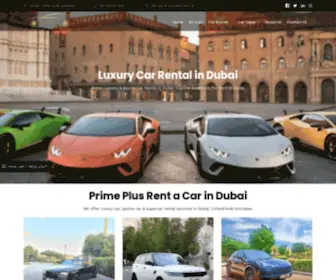 Primerentcars.com(Luxury Car Rental in Dubai) Screenshot