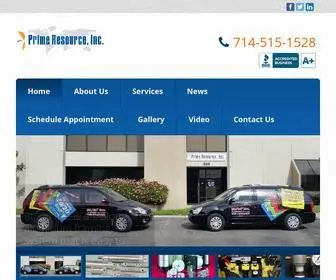 Primeresourcenow.com(Prime Resource Inc) Screenshot