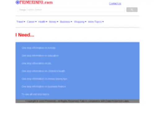 Primerinfo.com(საცდელი) Screenshot
