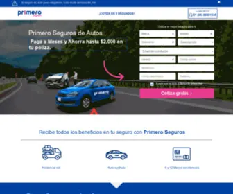 Primerosegurosautos.com(Primero Seguros) Screenshot