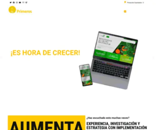 Primerosnegocios.com(Servicios web) Screenshot