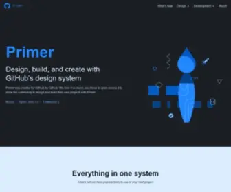 Primer.style(The design system) Screenshot