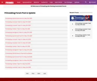 Primesblog.com(PrimesBlog) Screenshot