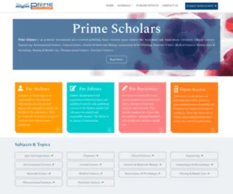 Primescholars.com(Prime Scholars) Screenshot