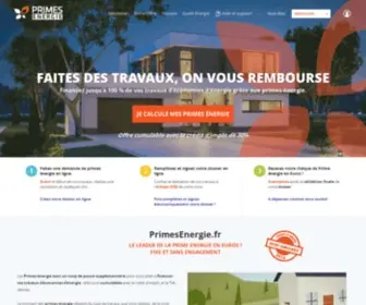 Primesenergie.fr(Prime énergie) Screenshot