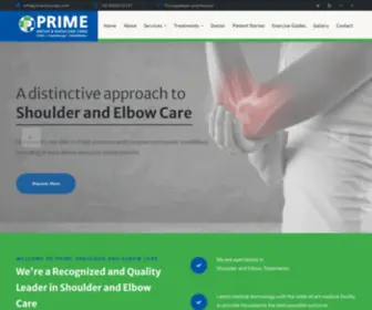 Primeshoulder.com(Shoulder Specialist in Chennai.Dr.Sivaraman) Screenshot