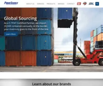 Primesourcebp.com(PrimeSource Building Products) Screenshot