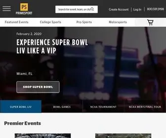 Primesport.com(Buy Sports Tickets & VIP Hotel Packages from PRIMESPORT) Screenshot