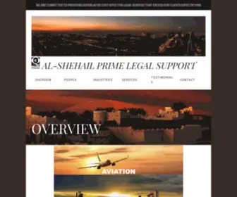 Primesupport.com.sa(AL-SHEHAIL PRIME LEGAL SUPPORT) Screenshot