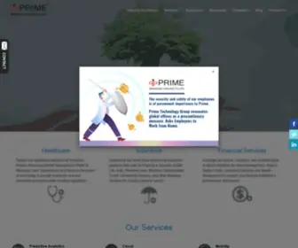 Primetgi.com(Prime Technology Group Inc) Screenshot