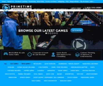 Primetimeamusements.com(PrimeTime Amusements) Screenshot