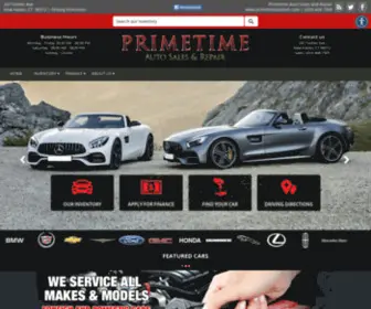 Primetimeautonh.com(Primetime Auto Sales and Repair) Screenshot