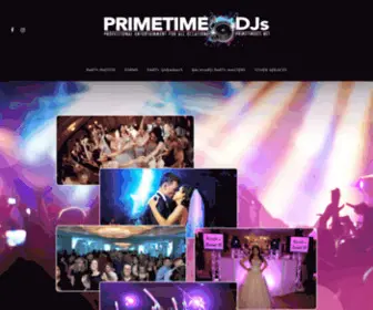 Primetimeent.com(Professional Entertainment For All Occasions) Screenshot