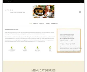 Primetimefoods.com(Gourmet Meats) Screenshot