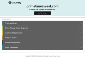 Primetimeinvest.com(Primetimeinvest) Screenshot
