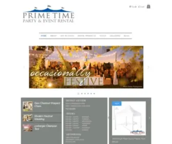 Primetimepartyrental.com(Prime Time Party & Event Rental) Screenshot