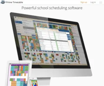 Primetimetable.com(School scheduling software for Mac) Screenshot