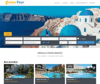Primetour.ee(Prime Tour OÜ) Screenshot