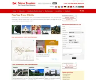 Primetourism.com(Prime Tourism) Screenshot
