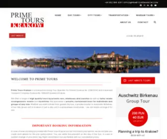 Primetourskrakow.com(Quality Krakow tours and airport transfers) Screenshot