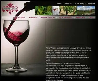 Primevines.com(Chardonnay) Screenshot