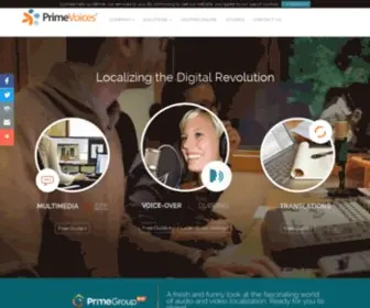 Primevoices.com(Your Localization partner for Voice) Screenshot