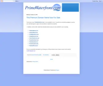 Primewaterfront.com(Primewaterfront) Screenshot