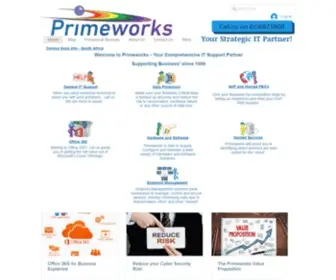 Primeworks.co.za(Primeworks Networking (Pty) Ltd) Screenshot