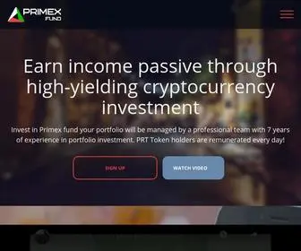 Primex.fund(Primex fund) Screenshot