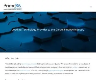 Primexm.com(Leading Financial Technology Provider) Screenshot
