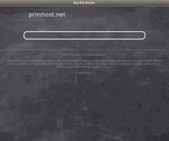 Primhost.net(Хостинг) Screenshot