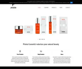 Primiacosmetici.it(Cosmetici crema viso corpo) Screenshot