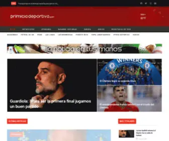 Primiciadeportiva.com(Inicio oficial) Screenshot