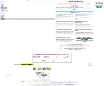 Primineimotori.it(Primi nei motori) Screenshot