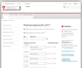Priminfo.ch(Priminfo) Screenshot