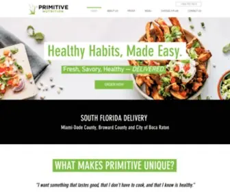 Primitive-Nutrition.com(Paleo, Keto, Vegetarian & Macro Meal Delivery) Screenshot
