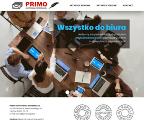 Primo.slupsk.pl(Hurtownia) Screenshot