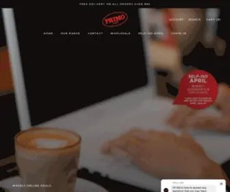 Primocaffe.com.au(Primo Coffee) Screenshot