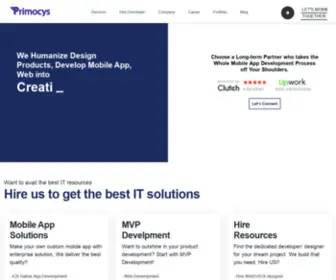 Primocys.com(Best Mobile App Development) Screenshot