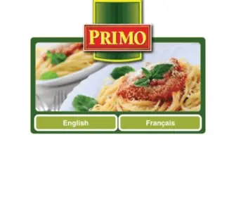 Primofoods.com(Primo Foods) Screenshot